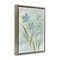 Stupell Industries Blue Petals Contour Floating Frame, design by Kim Allen
